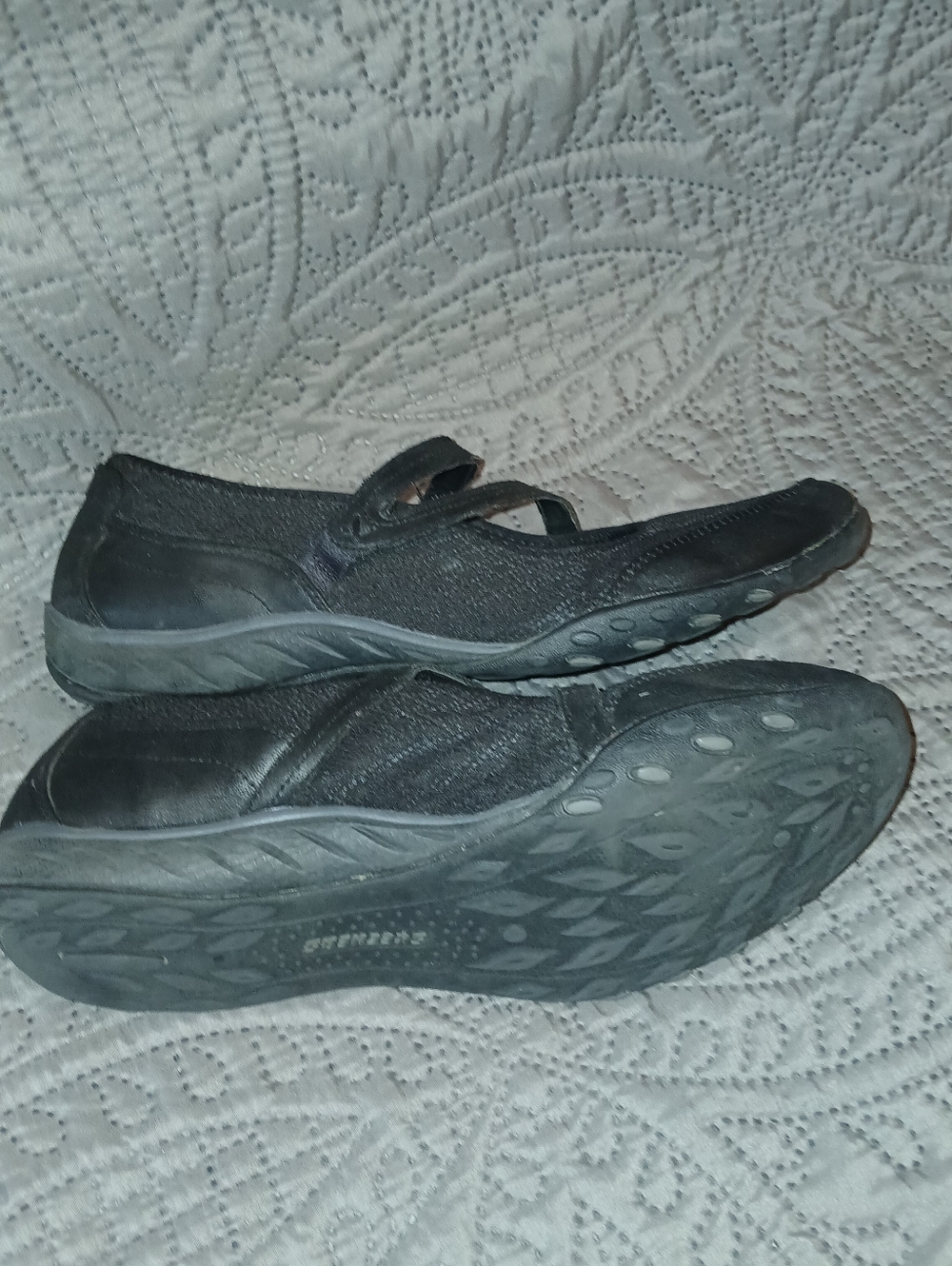 Skechers Relaxed Fit Memory Foam Mary Jane Womens 11 Slip On Comfort Office - Picture 4 of 6